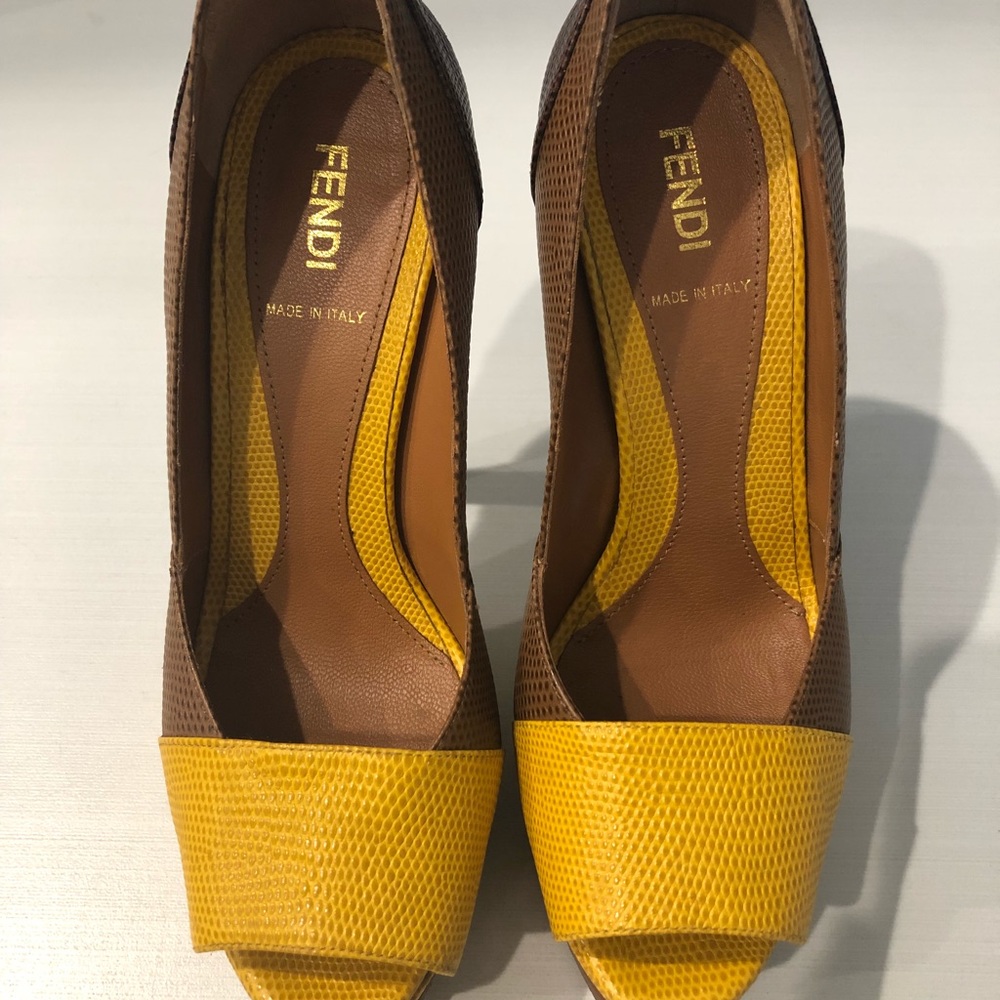 Original Fendi Platform Heels size 36 1/2 - Picture 1 of 6
